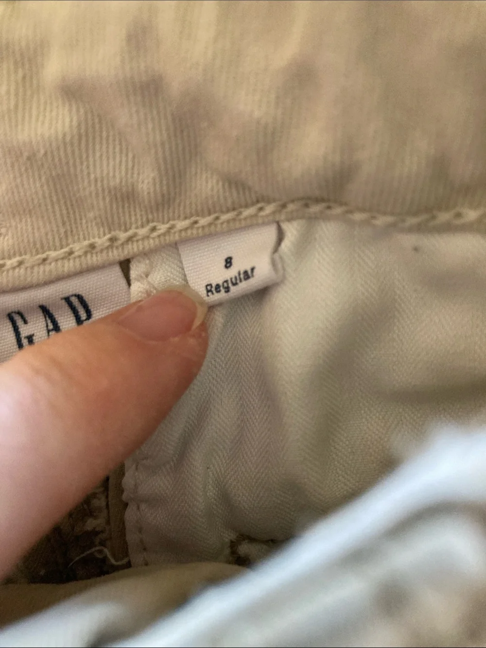 Boys Gap Kids tan long chino shorts size 8
